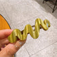 Beau - Geometric Wave Acetate Fiber French Barrette
