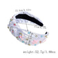 Gifty - Starfish Accent Sequined Wide Knot Headband