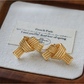 Earedge - Textured Knot Design Fashion Stud Earrings