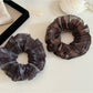Gifty - Vintage Plaid Ruffle Scrunchie
