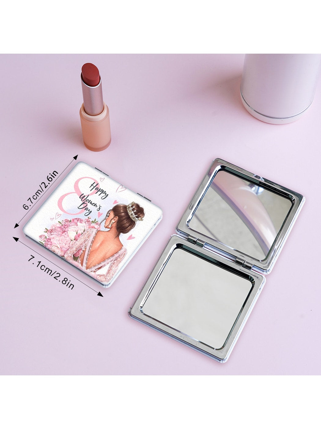 Mirroray - Women's Day Theme Makeup Mirror