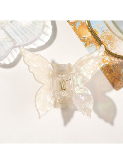 Beau - Iridescent Butterfly Shimmering  Hair Clips