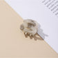 Beau - Small Oval Cut Out Hair Claw Clip