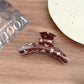 Beau - Brown Butterfly Print Hair Claw Clip