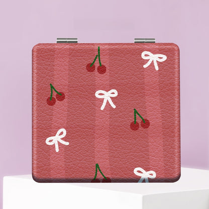 Mirroray - Portable Fruit Print Compact Makeup Mirror