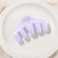 Beau - Marbled Finish Plastic Shark Style Claw Clip