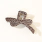 Beau - Leopard Print Bow Shaped Claw Clip