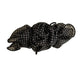 Beau - Polka Dot Rose Mesh Spring Hair Clip