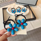 Gifty - Simple Five Petal Decorative Floral Hair Tie