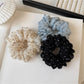 Gifty - Heart Pattern Ruffled Mesh Scrunchie