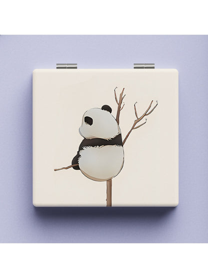 Mirroray - Panda Pattern Folding Makeup Mirror