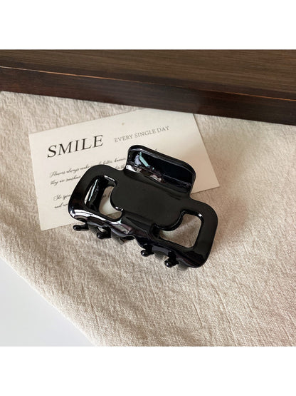 Beau - Vintage Openwork Small Square Hair Claw Clip