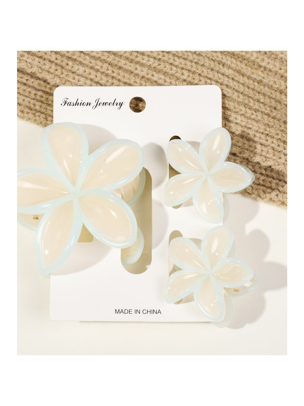 Beau - Five Petal Frangipani Hair Clip