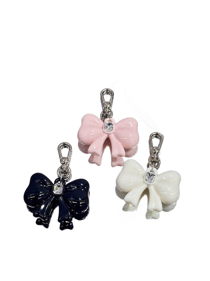 Keypus - Glossy Bow Acrylic Bag Charm Keychain