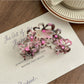 Beau - Openwork Flower Acetate Hair Claw Clip