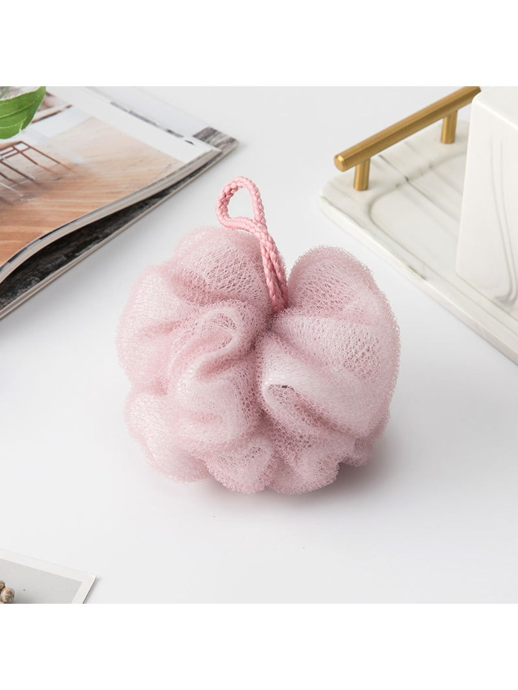 Papo - Soft Solid-Color Bath Pouf