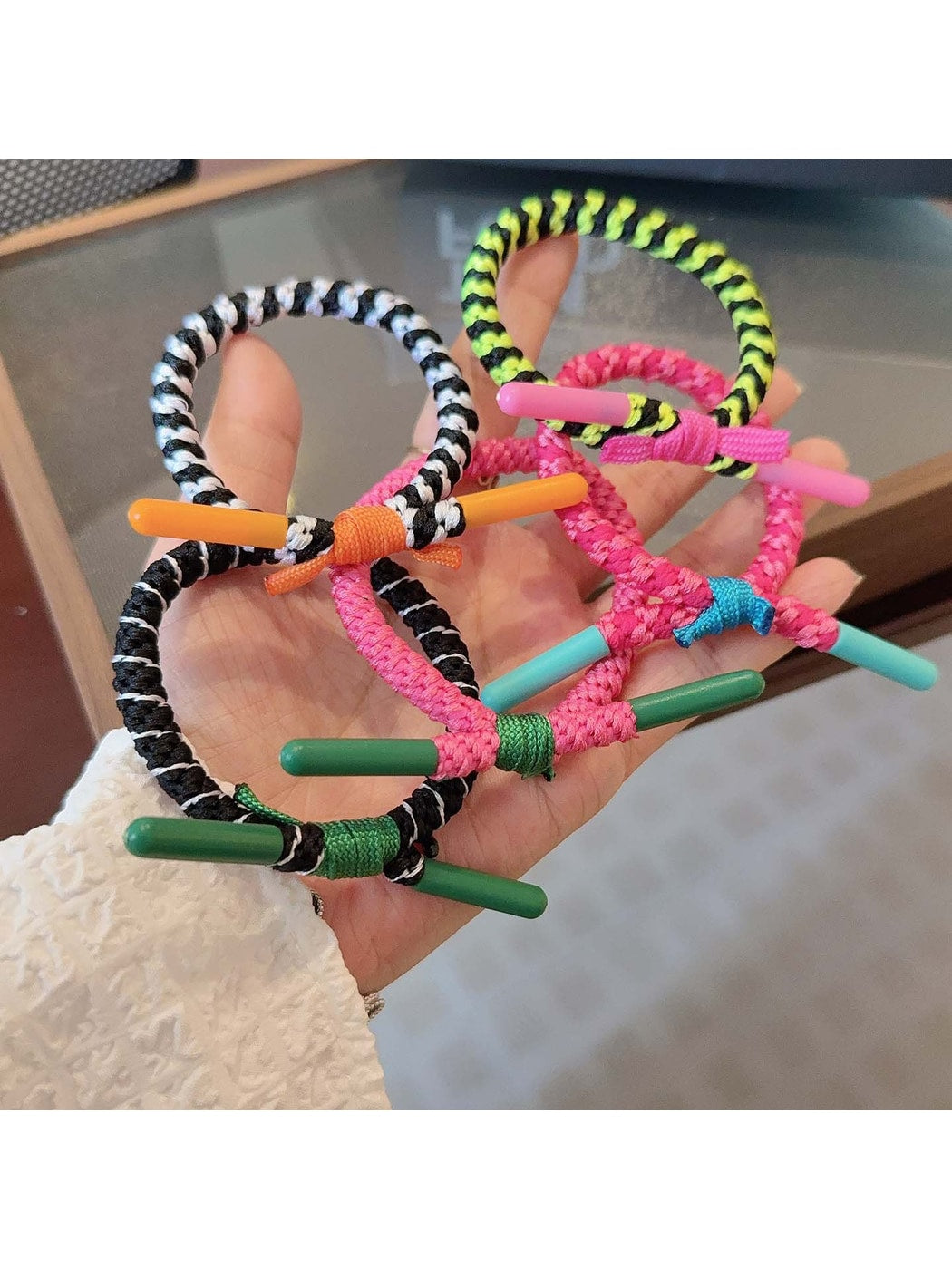 Gifty - Polyester Woven High Stretch Elastic Hair Tie