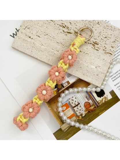 Keypus - Crochet Daisy Flower Keychain
