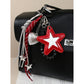Keypus - Star Mirror PU Bag Charm Keychain