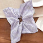 Gifty - Floral Embroidered Fabric Scrunchie