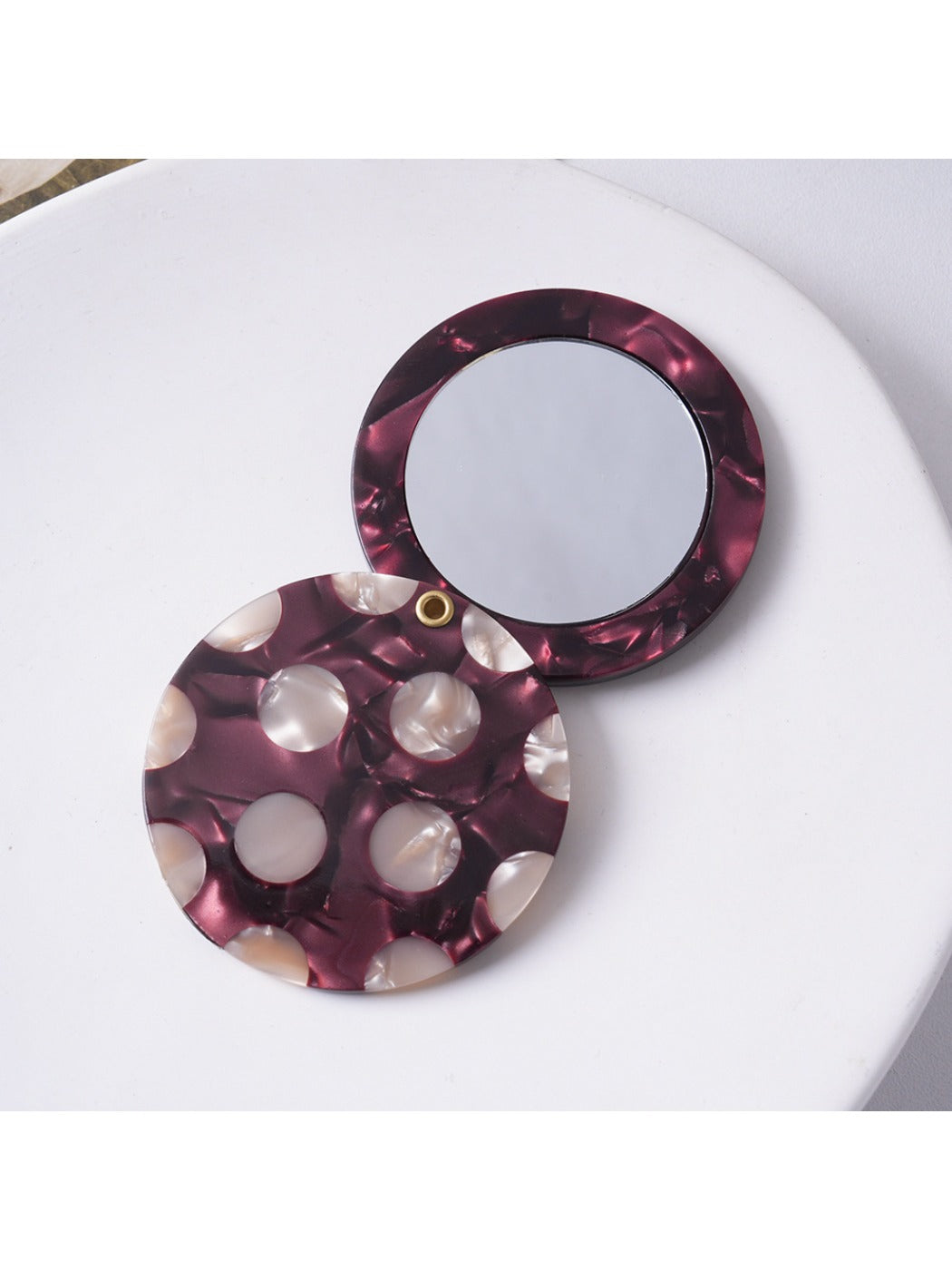 Mirroray - Simple Cute Circular Makeup Mirror