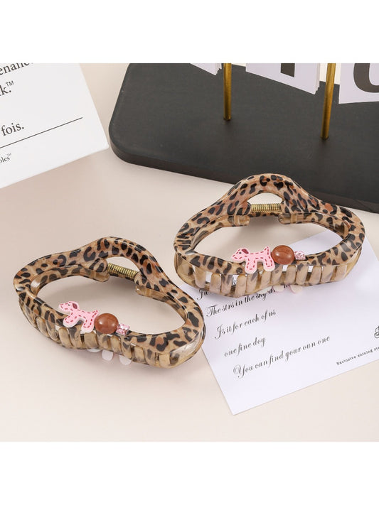 Beau - Openwork Cloud Shaped Hair Claw Clip