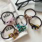 Gifty - Sleek Color Blocked Bow Hair Tie