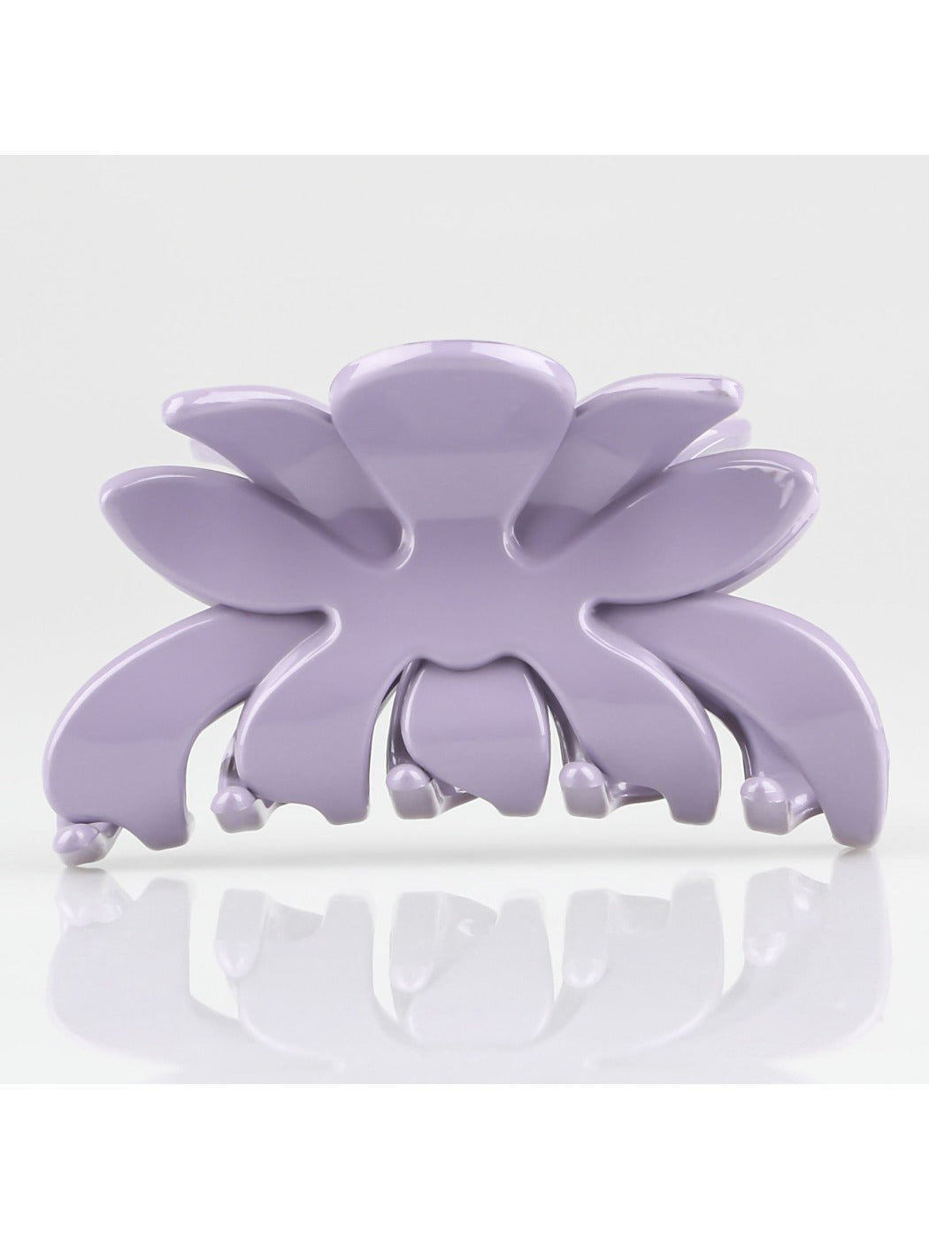 Beau - Minimalist Solid Color Flower Shaped Claw Clip
