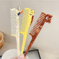 Camerow - Cartoon Animal Acetate Long Handle Comb