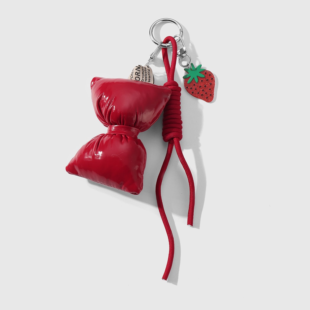 Keypus - Sweet Bow Heart and Star Keychain