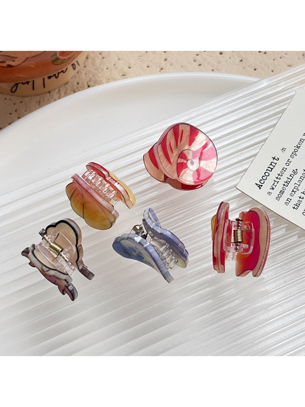 Beau - Cute Acrylic Sea Motif Cartoon Claw Clip