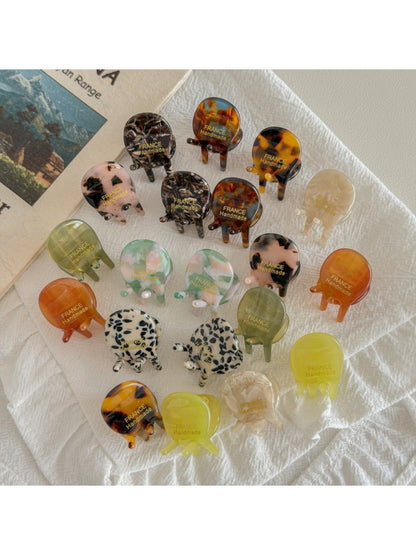 Beau - Mini Round Hair Claw Clip