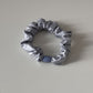 Gifty - Soft Muted Tone Satin Ruffle Scrunchie