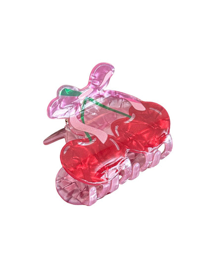 Beau - Adorable Cherry Hair Claw Clip Ponytail Holder