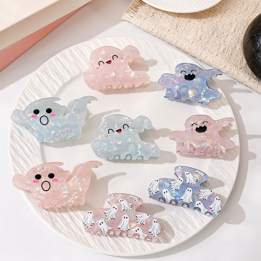 Beau - Cartoon Ghost Shaped PVC Claw Clip