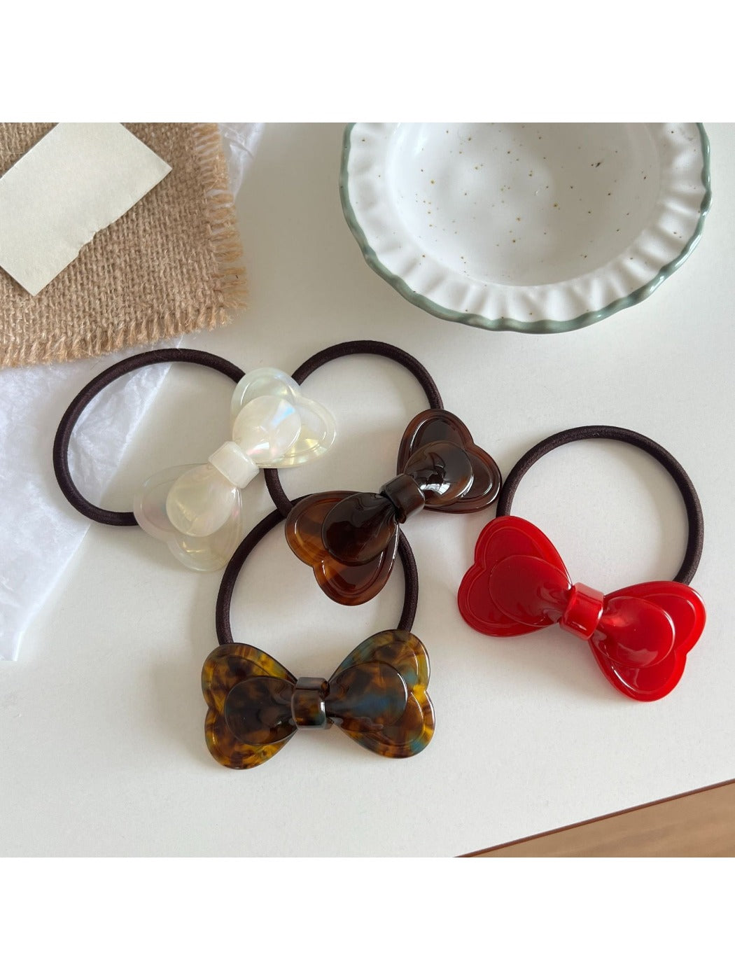 Gifty - Stylish Acetate Bow Hair Tie
