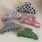 Beau - Irregular Fan Shaped Acetate Hair Claw Clip