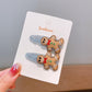 Beau - Christmas Theme Cartoon Side Barrette Set
