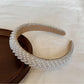 Gifty - Modern Minimalist Rhinestone Detail Padded Headband