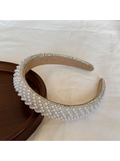 Gifty - Modern Minimalist Rhinestone Detail Padded Headband