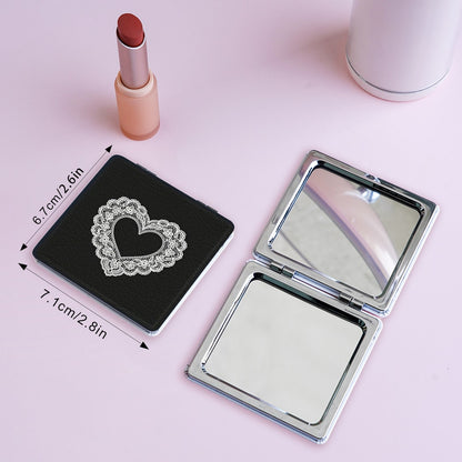 Mirroray - Foldable PU Leather Glass Makeup Mirror