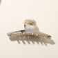 Beau - Glossy Marbled Wide Arc Hair Claw Clip
