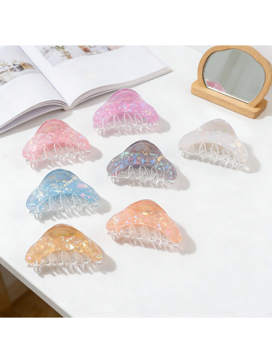 Beau - Iridescent Textured PVC Claw Hair Clip