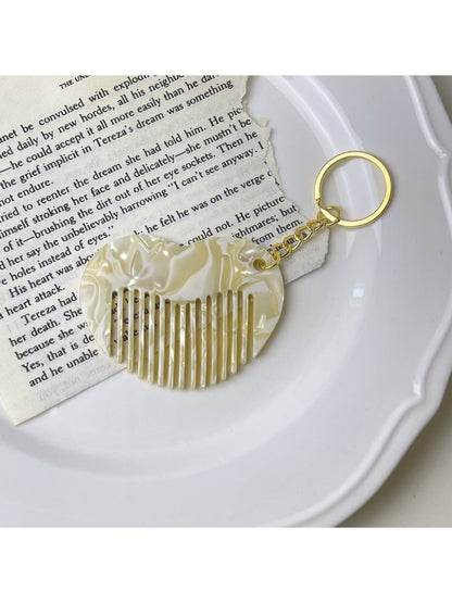 Keypus - Mini Heart Shaped Comb Keychain