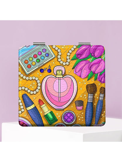 Mirroray - Party Theme Cartoon Print Compact Mirror