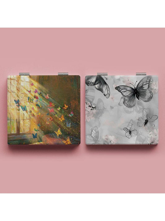 Mirroray - Butterfly Oil Painting Vanity Mirror