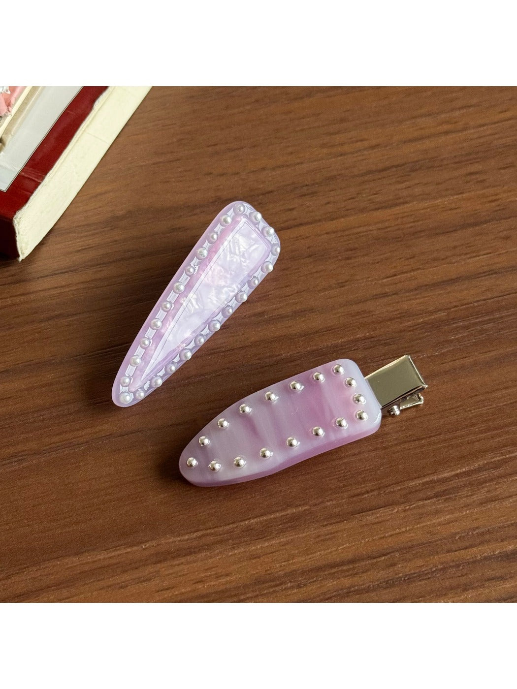 Beau - Geometric Acetate Duckbill Side Hair Clip