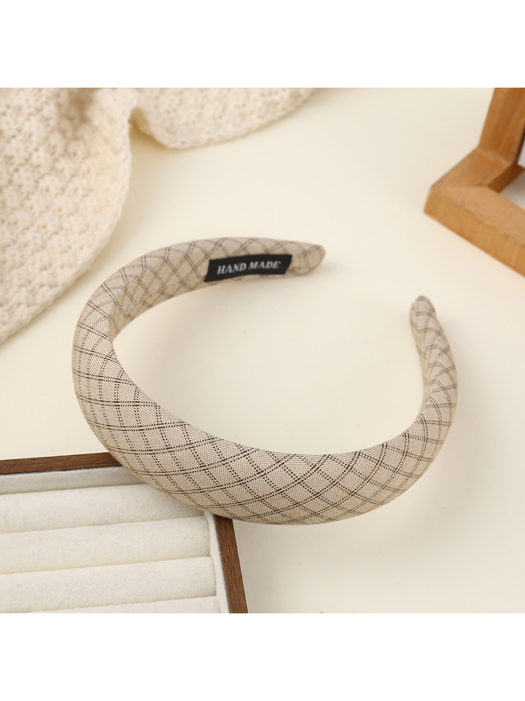 Gifty - Geometric Striped Ring Style Fabric Headband