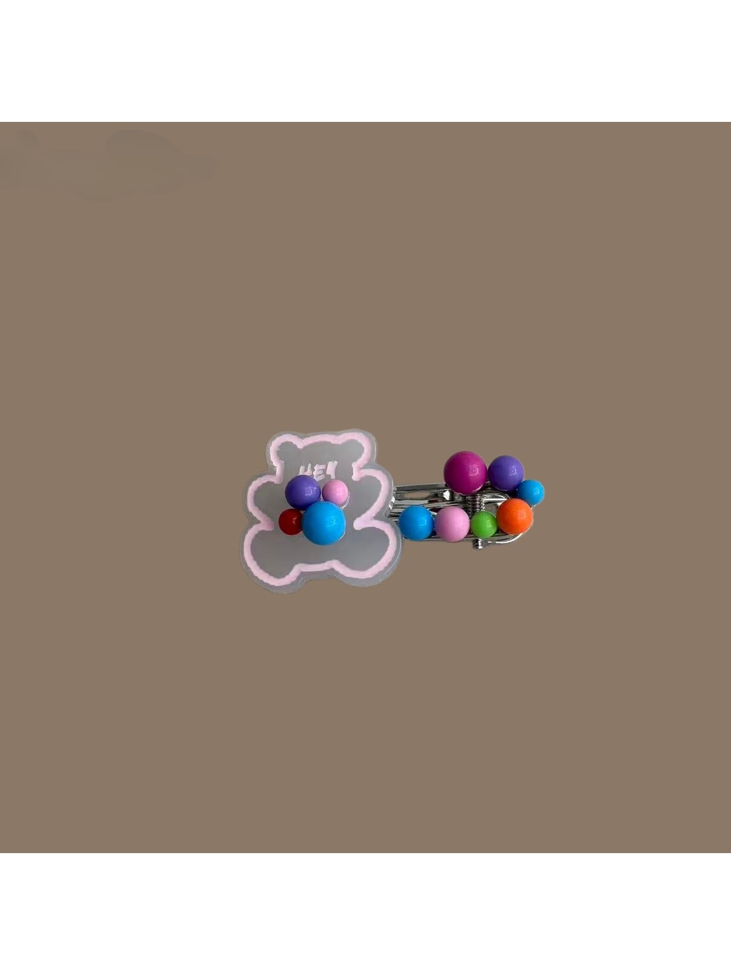 Beau - Cute Bear Shape Acetate Fiber Hair Clip