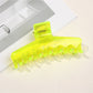 Beau - Clear Finish PC Geometric Hair Claw Clip